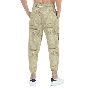 Toronto Newsprint Athletic Joggers (AOP)