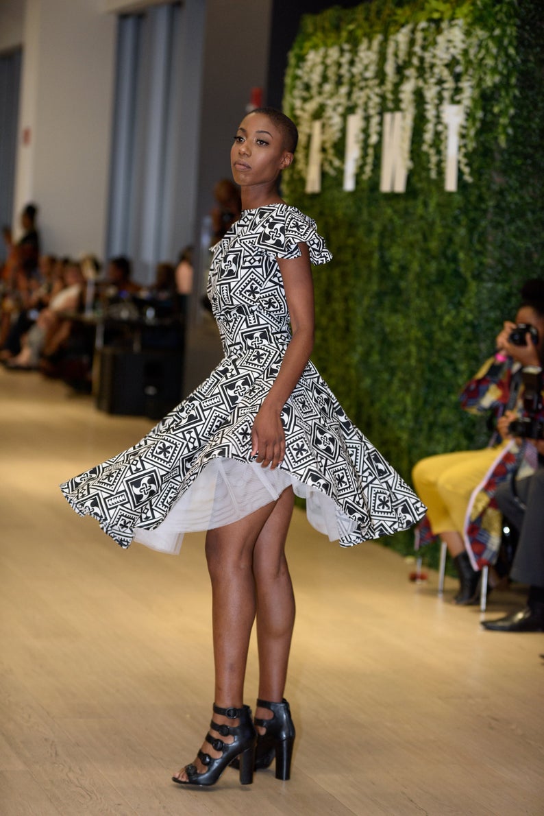 African Print Two-Piece Dress Yanis Studio African Print Two-Piece Dress Yanis Studio